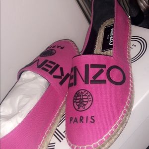 Pink Kenzo (designer brand) Espedrilles